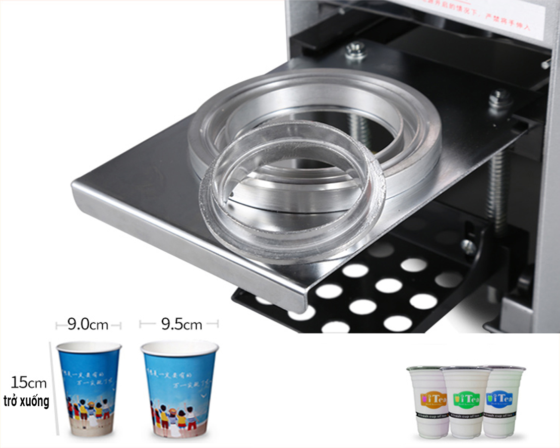 Máy dán cốc tự động WY-680 chất lượng